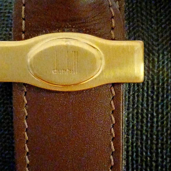 AUTHENTI DUNHILL BNWOT Green and Brown Duffel Bag - Picture 7 of 12